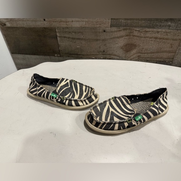 Sanuks | Sidewalk Surfer Hemp Prowl Metallic Zebra Shoes - Picture 1 of 7